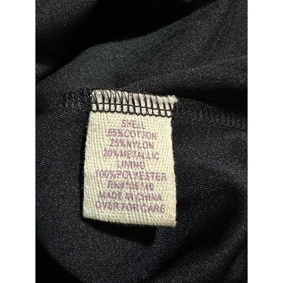 Altered State Ladies Flowy Sleeve Black Cotton, Nylon Sleek Dress Size Medium - Picture 7 of 8